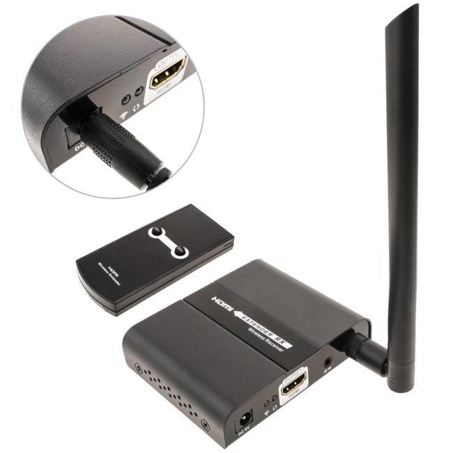 Vidéo compatible HDMI sans fil émetteur et récepteur Adaptateur d