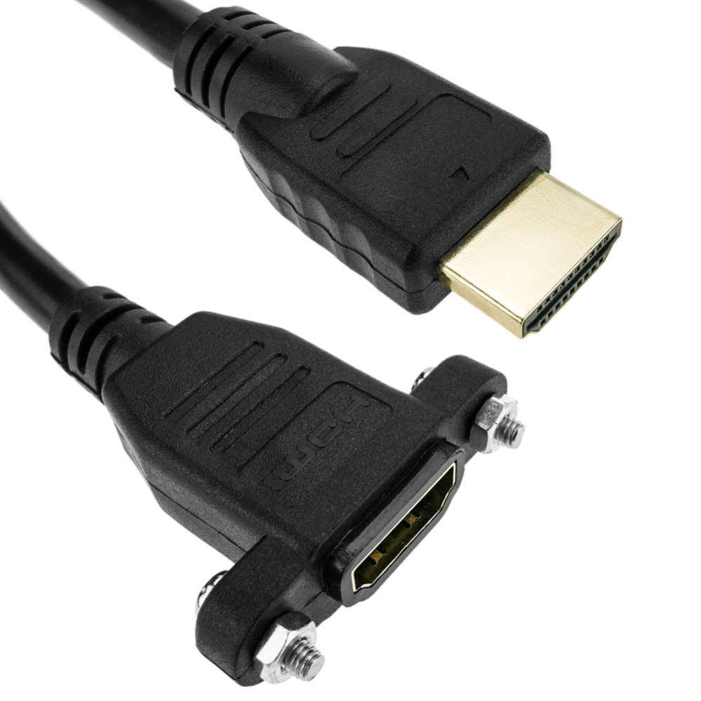 Adaptador HDMI macho a HDMI hembra de para panel Leroy Merlin
