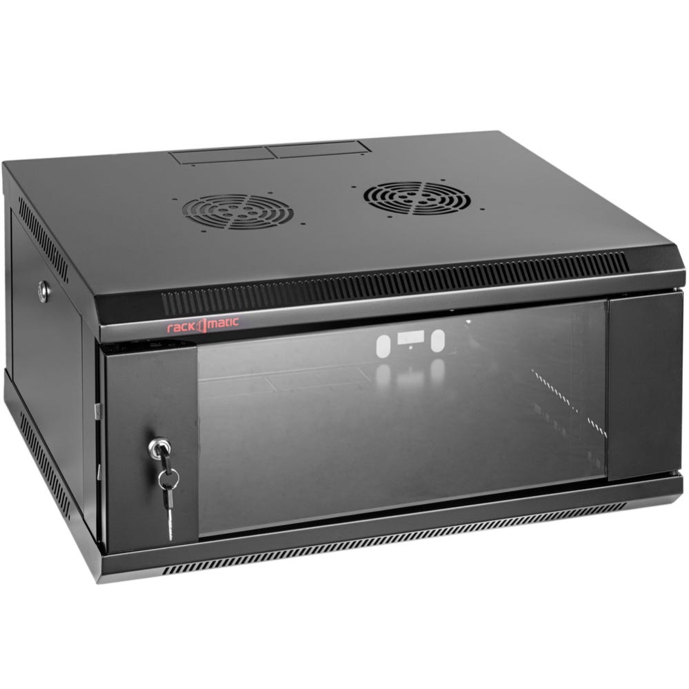 Format Rack 4u Armadio rack da muro 19'' 4U 600x450x280mm parete SOHORack de RackMatic ...