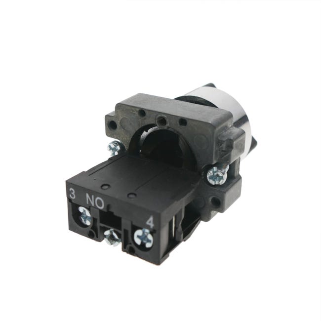 Interrupteur De Verrouillage Sélecteur 22 Mm, Interrupteur Rotatif Rond 2 Positions NC NO Autobloquant Pour Contacteur, Relais Et Autres Circuits électriques Bouton Commutateur Interrupteur De Verrouillage Sélecteur 22 Mm, Interrupteur Rotatif Rond 2 Positions NC NO Autobloquant Pour Contacteur, Relais Et Autres Circuits électriques Bouton Commutateur