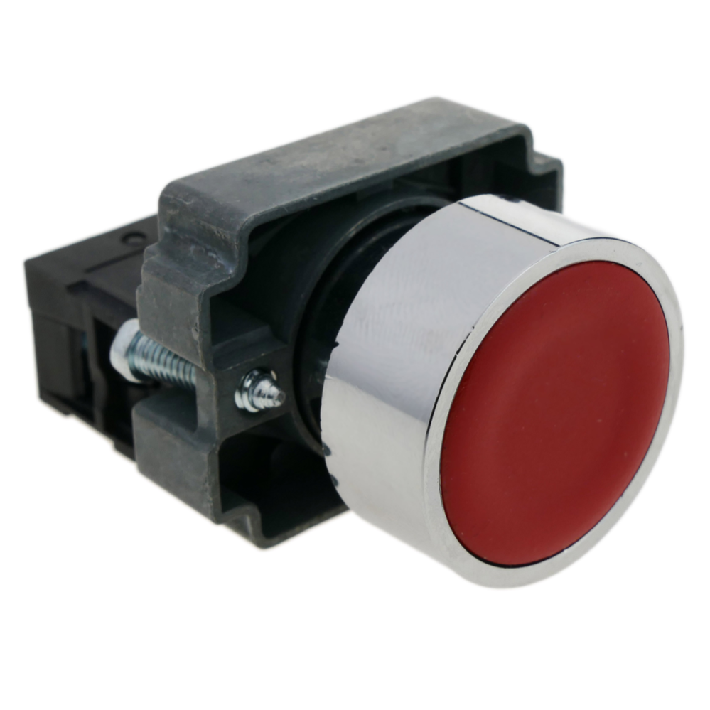 Bouton Poussoir Momentan 22mm 1NO 400V 10A Normalement Ouvert Rouge Bouton Poussoir Momentan 22mm 1NO 400V 10A Normalement Ouvert Rouge