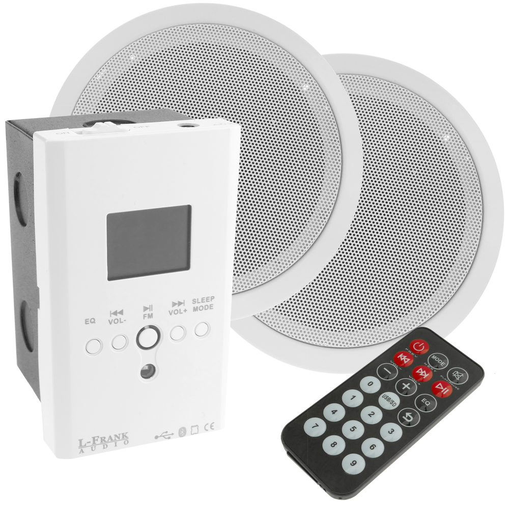 Amplificateur De Lecteur Multimédia Avec Hautparleurs Encastrés Au Plafond Leroy Merlin