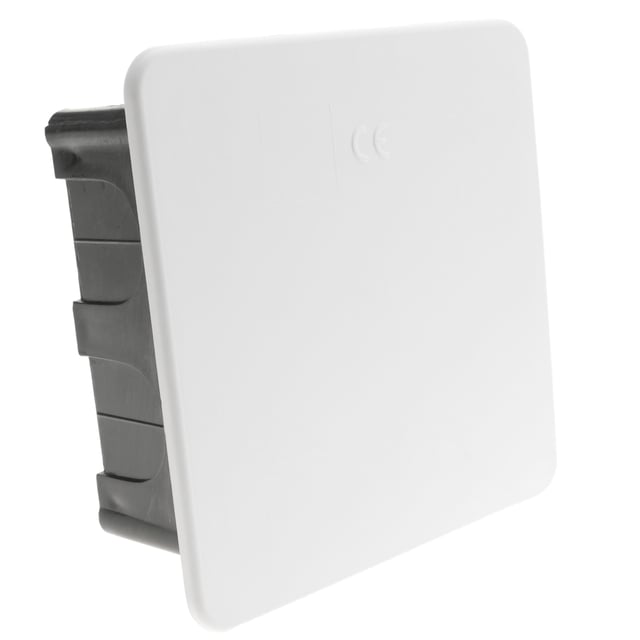 Boîte encastrée de registre électrique carré 100x100x48mm pour les murs creux