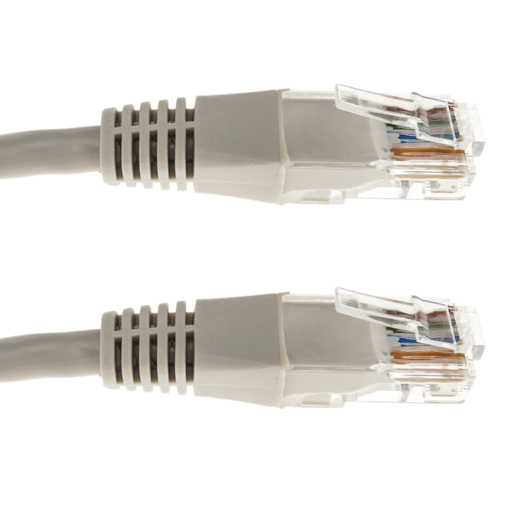 Câble réseau Ethernet UTP gris Cat.5e 10 m - 4