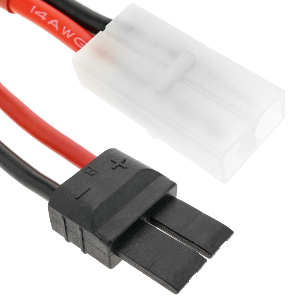 Cavo Adattatore EC5 Maschio A Traxxas TRX Femmina 12AWG 10 Cm - Alta Corrente 60A, Connettori Placcati Oro, RC Modellismo