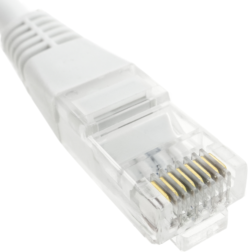 Câble réseau UTP catégorie 6 ethernet 10m blanc - 2