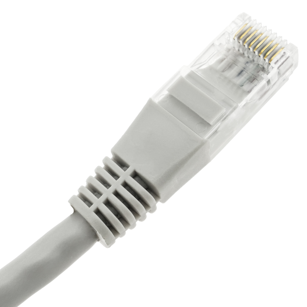 Câble réseau Ethernet UTP gris Cat.6 de 15 m - 4