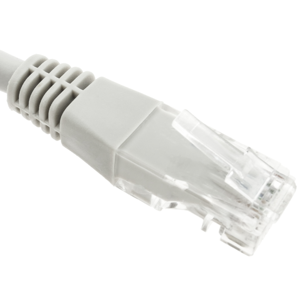 Câble réseau Ethernet UTP gris Cat.6 de 15 m - 5