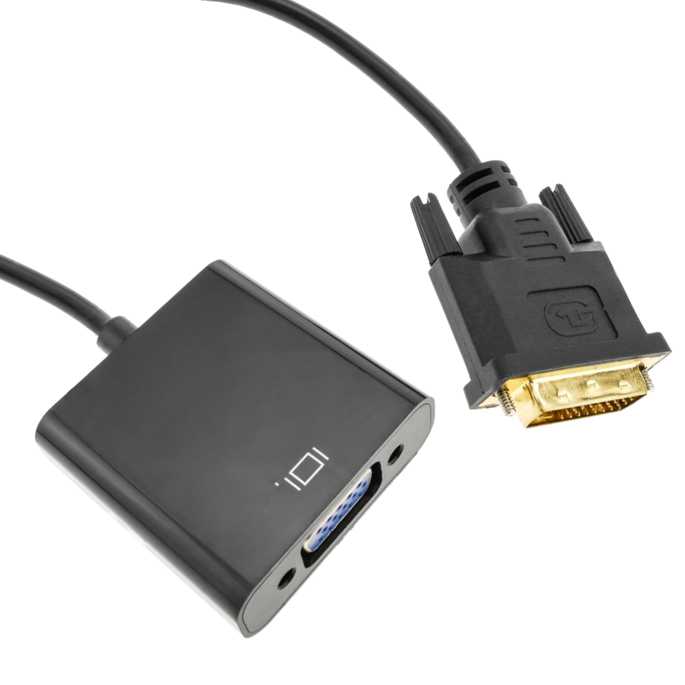 Techly 301658 – Adattatore Convertitore Da HDMI A VGA – 1920x1200 – Nero – Plug And Play - 2