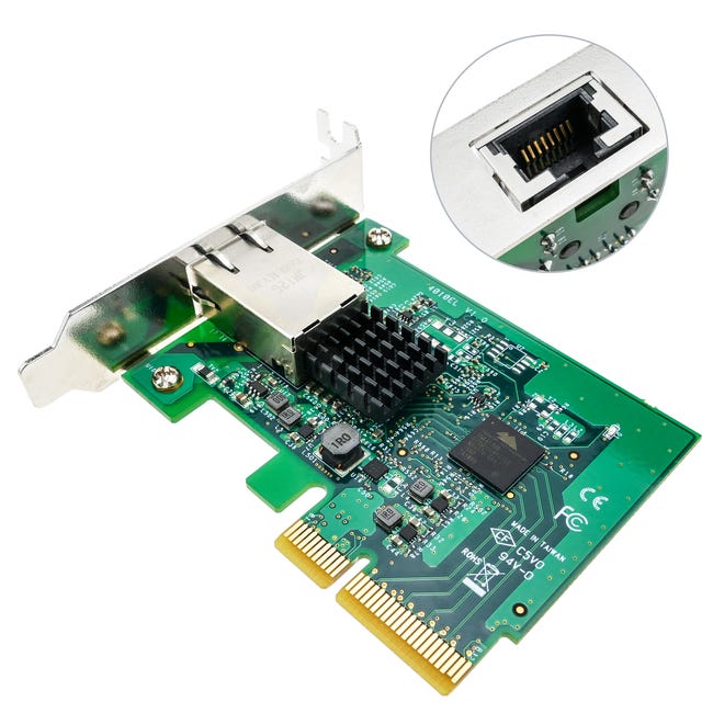 Carte ethernet PCIe PCI-Express 4X 10Gb