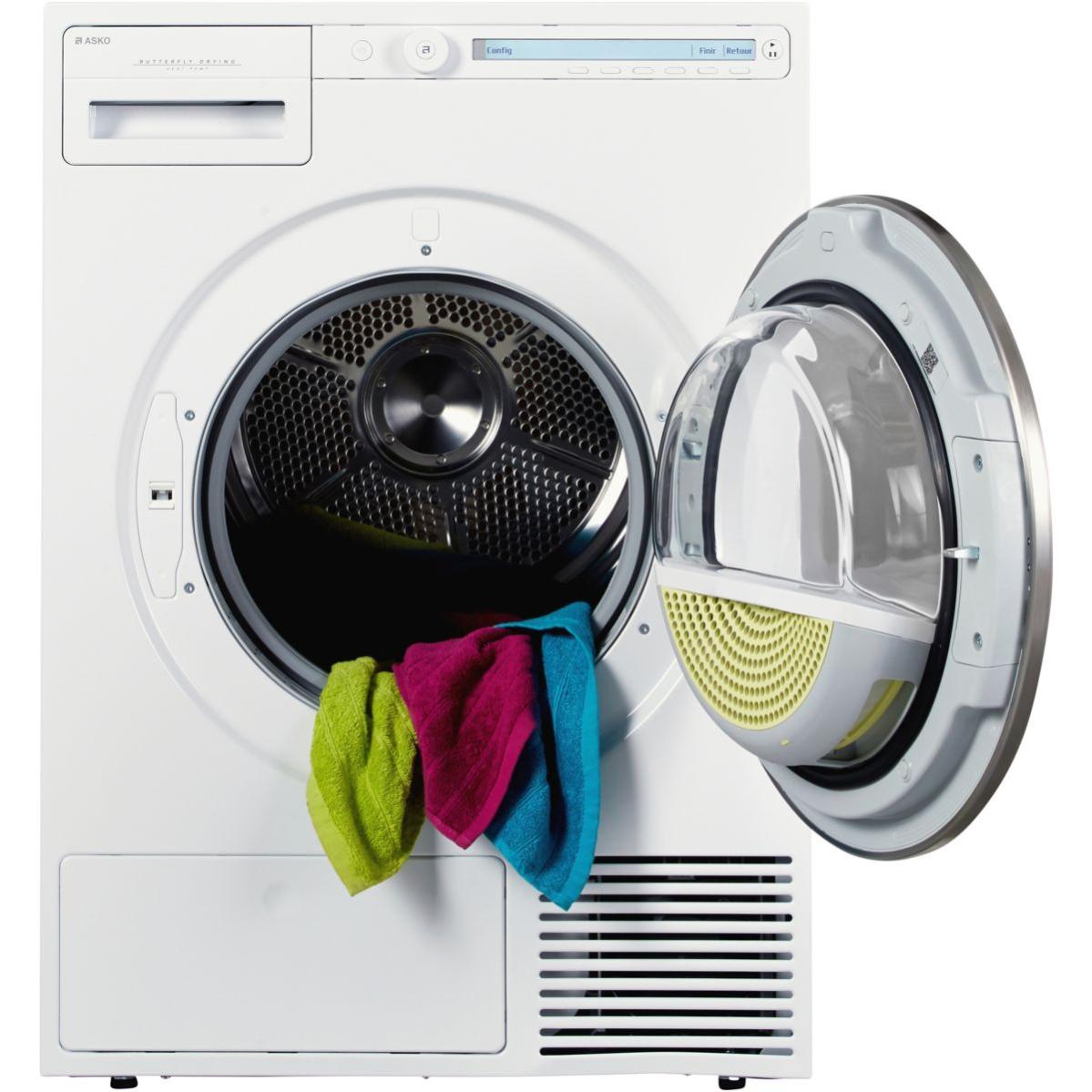Sèche Linge Pompe À Chaleur Asko T208h.w Leroy Merlin