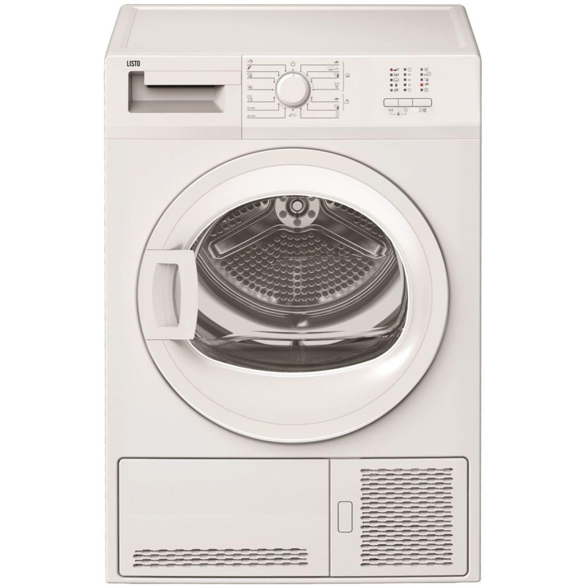 Machine A Laver Listo Mode D Emploi Sèche linge à condensation LISTO SLC8-L1b | Leroy Merlin