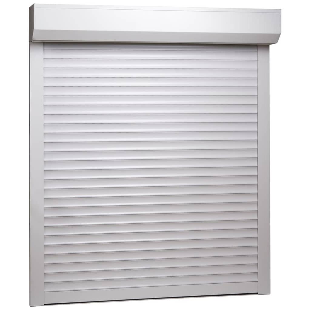 Volet Roulant Aluminium 80 X 100 Cm Blanc Vidaxl Leroy Merlin