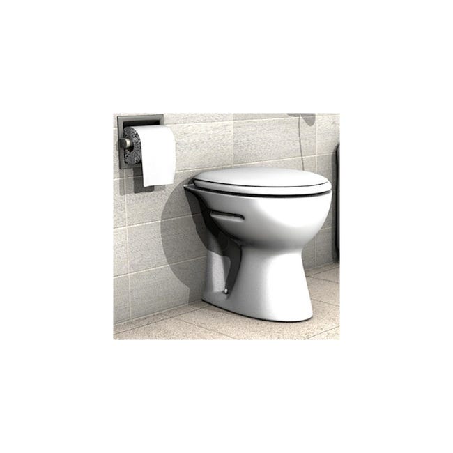 FISCHER 501015 Fixation invisible pour WC et bidet au sol avec trous  latéraux WB 5N