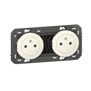 Legrand - Prise de courant 2P+T + Prise double USB Complet - 16A - Blanc -  Réf : LOT3073 - ELECdirect Vente Matériel Électrique