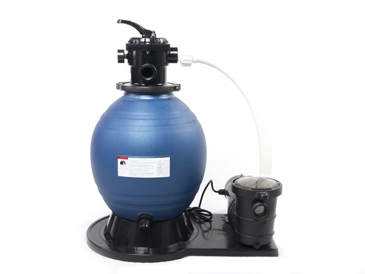 Filtro A Sabbia 10 M3/h Completo Di Motore 0,75 CV > Pompa Filtro Con - Foto 3