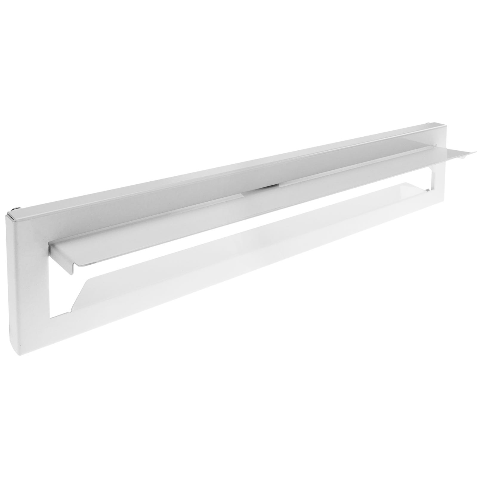 Bocacartas correo para puertas y vallas en acero blanco 364 x 71 mm Leroy Merlin