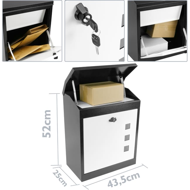 Buz n de acero para paquetes 435 x 520 x 250 mm Leroy Merlin