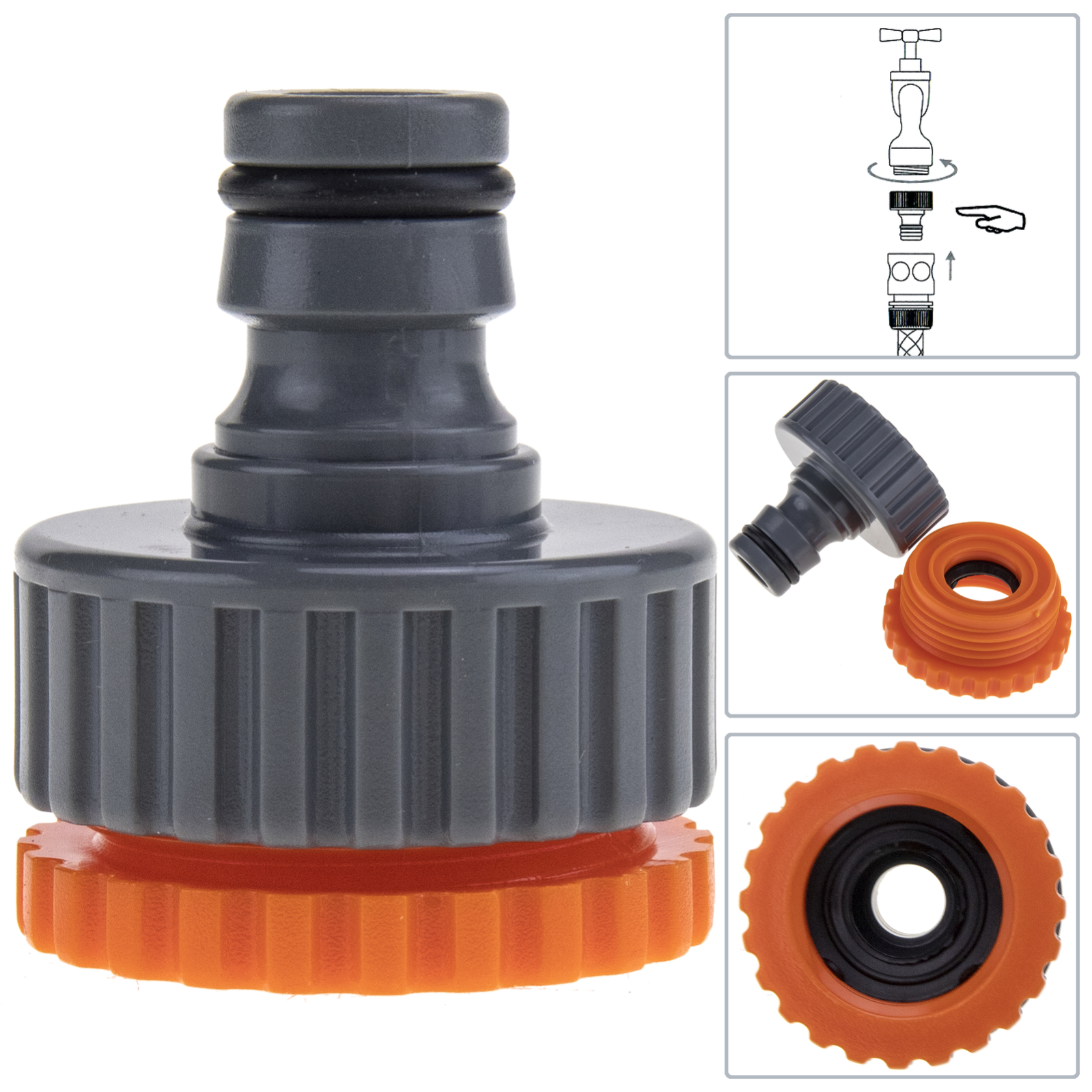 Connettore Rapido Con Filtro Stens 758-719 – Filettatura Femmina 3/4" Per Idropulitrici