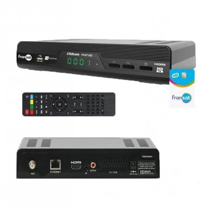 Décodeur TNT GENERIQUE Starcom 9947 Hd Récepteur