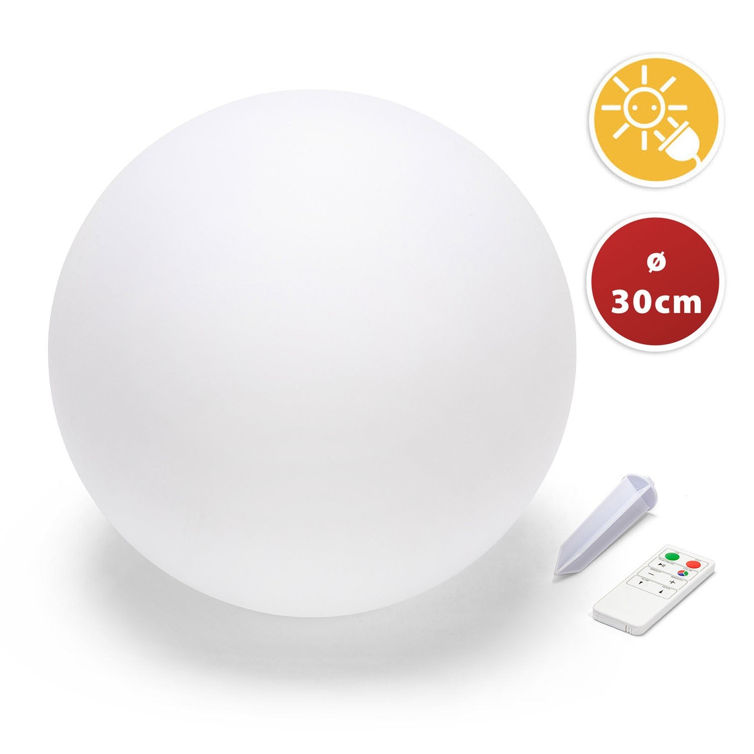 Boule lumineuse solaire solsty c30