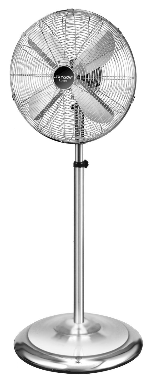 JOHNSON VENTILATORE A COLONNA PIANTANA ACCIAIO OSCILLANTE PALE 40 CM MOD  LUSSO