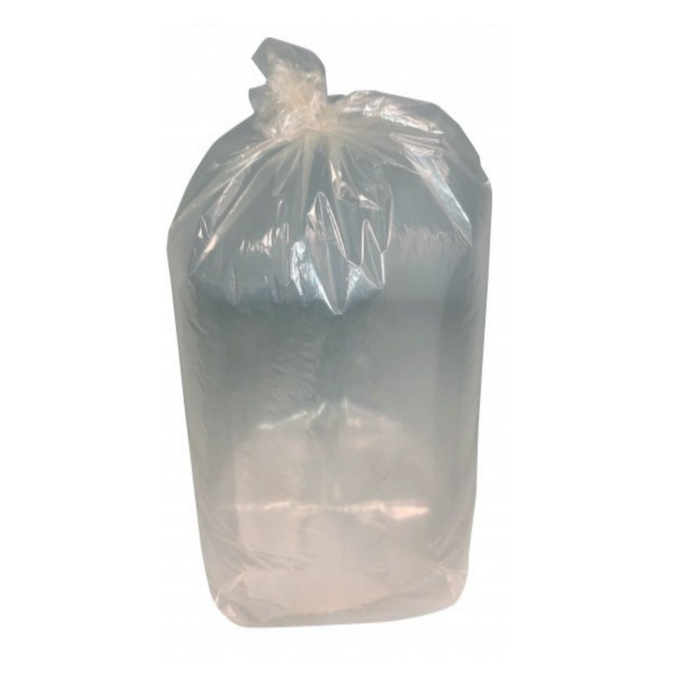 Boîte de 500 sacs poubelles 2 noeuds 50 litres standard Vert Foncé 68x75cm  13 microns matière végétale
