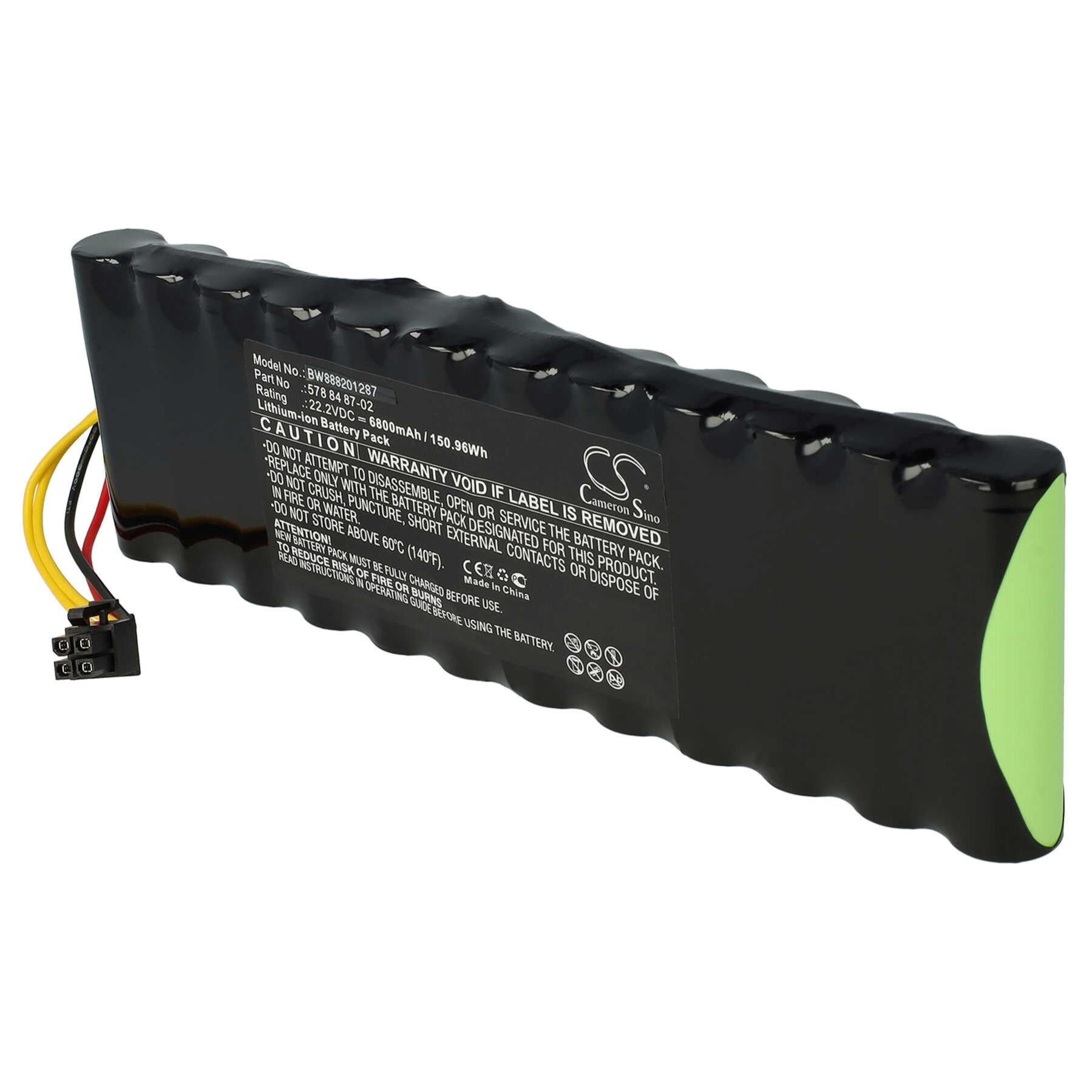 Vhbw Batteria Sostituisce Husqvarna 578 84 87-05, 590 71 65-01, 590 71 65 01 590 71 65 02 597 21 32 01 Per Tagliaerba Robot Tagliaerba 6800mah 22 2v Li Ion 83800768