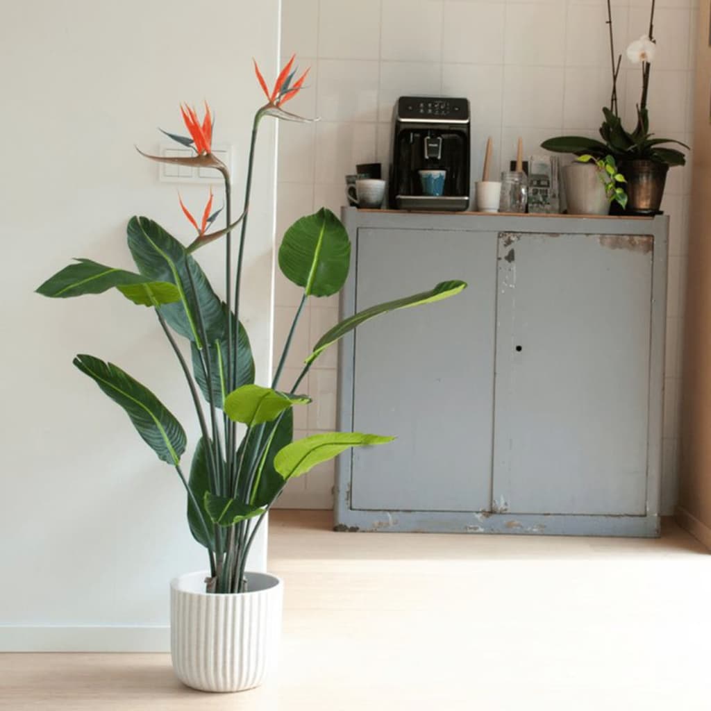 Pianta artificiale Strelitzia Woood - 108cm