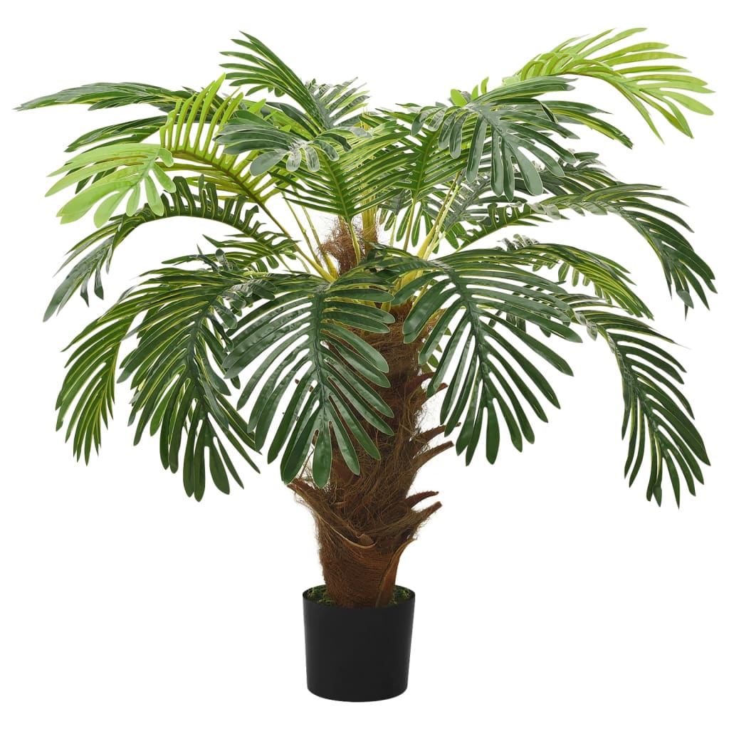 vidaXL Palma Cycas Artificiale con Vaso 140 cm Verde
