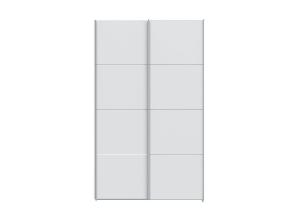 Armadio modulare salvaspazio MODULAR 120 in PVC 62,5x35x120h cm Grigio con  serranda scorrevole