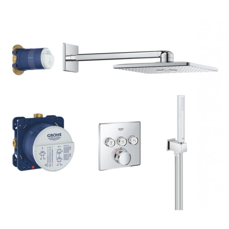 Grohe SmartControl Set de douche + accessoire anticalcaire WashBall