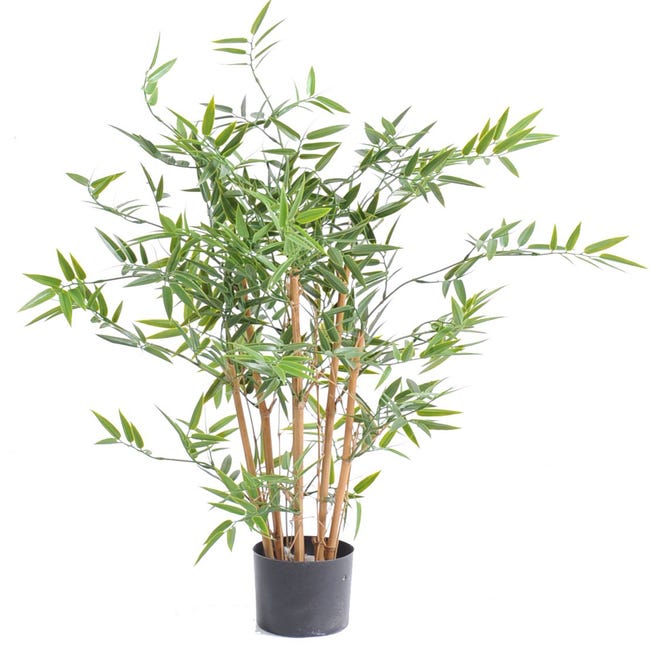 Plante Artificielle Haute Gamme Spécial Extérieur En Bambou Artificiel,  Couleur Verte - Dim : 90 X 60 Cm | Leroy Merlin