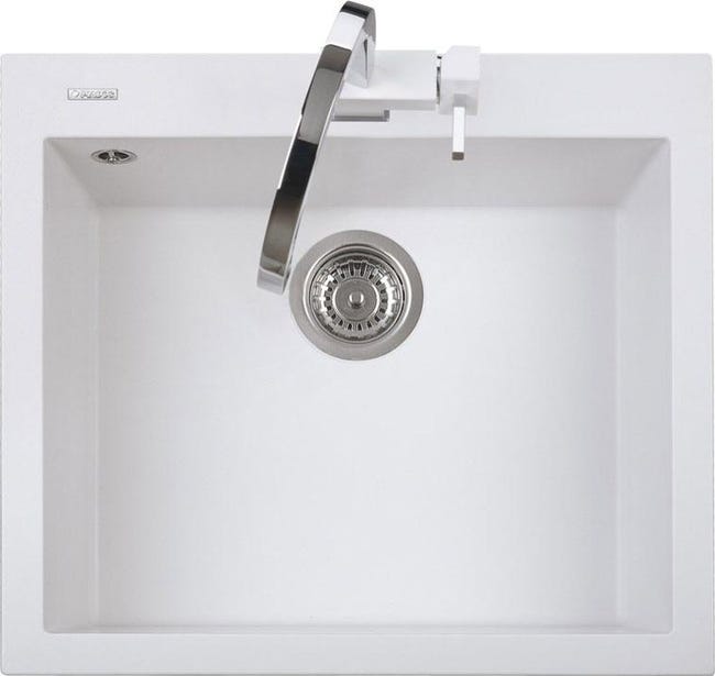 Lavello Cucina Incasso Acciaio Inox 43,5x76cm 1 Vasca - Foto 9