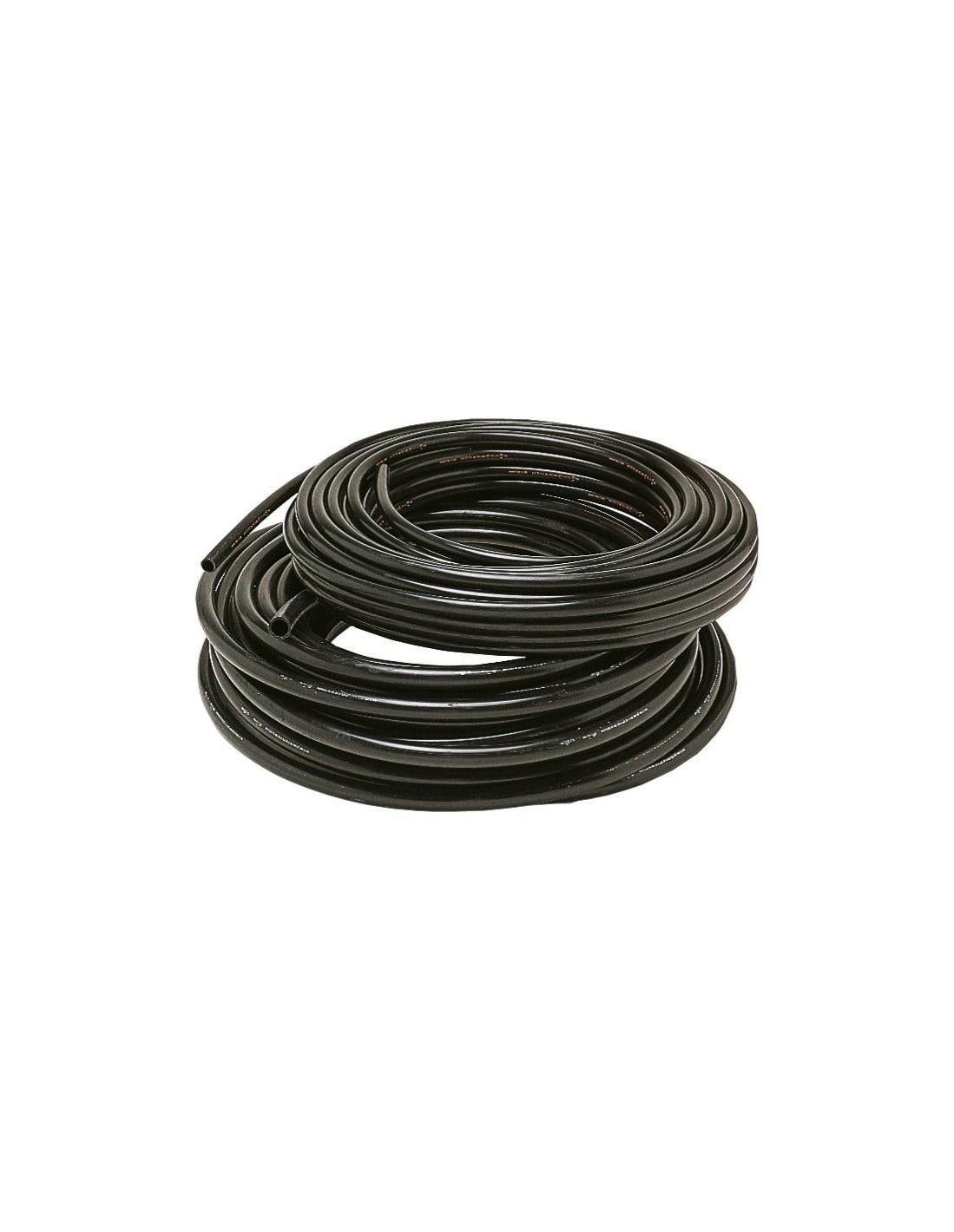 Tuyau Spiralé PVC Pour étang - Diamètre 25 Mm, Longueur 3 M, Pression 1 Bar, Noir, Flexible Et Résistant