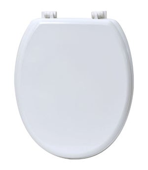 Beldray LA033710WOAK Abattant WC, Siège et Couvercle de Toilette en Bois  avec Effet Chêne Blanc, Installation et Nettoyage Faciles, Convient à la