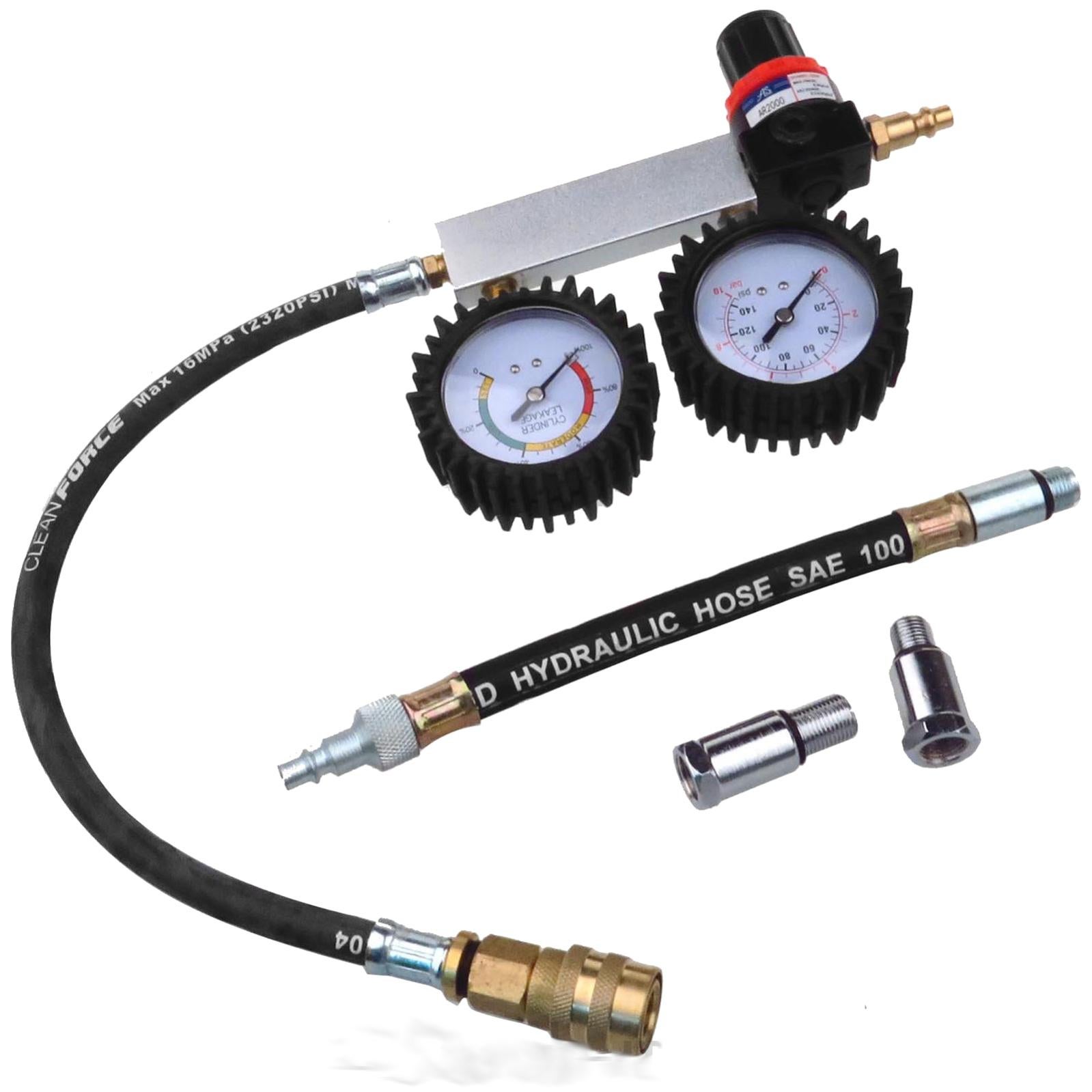 Testeur Compression Voiture Camion Kit Testeur Compression Moteur Umelee 46 Pièces - Pour Diesel Et Essence - Voitures, Camions, Motos Outil Mécanicien 46pcs