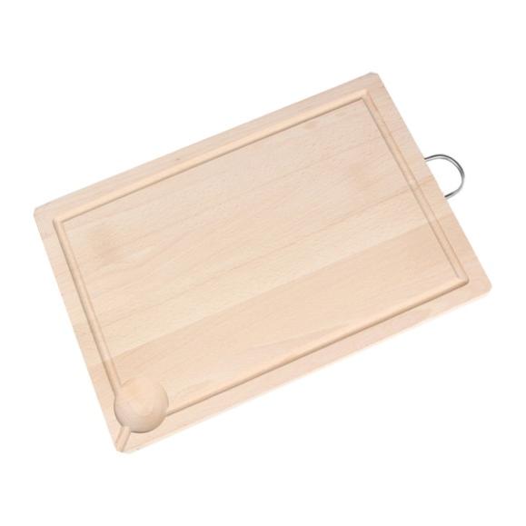 Planche À Découper Avec Rigole En Hêtre Fsc 30x45cm Leroy Merlin