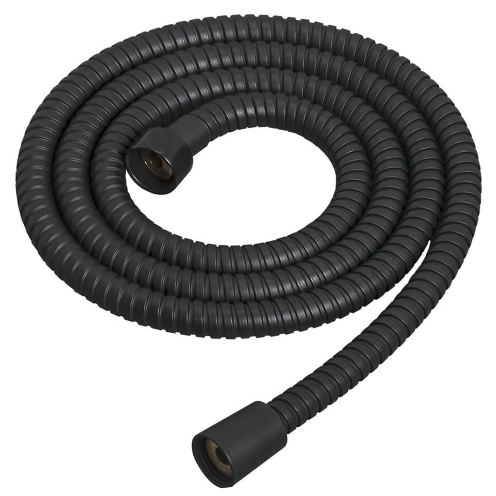 Flexible de douche Noir satiné, longueur 150 cm