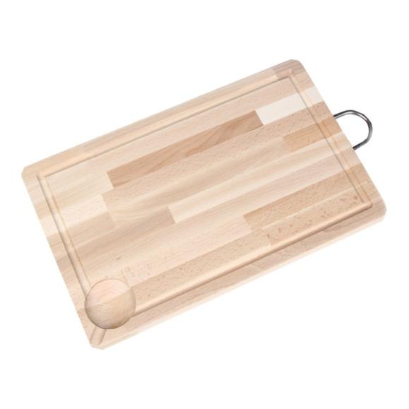 Planche À Découper Avec Rigole En Hêtre Fsc 25x40cm Leroy Merlin