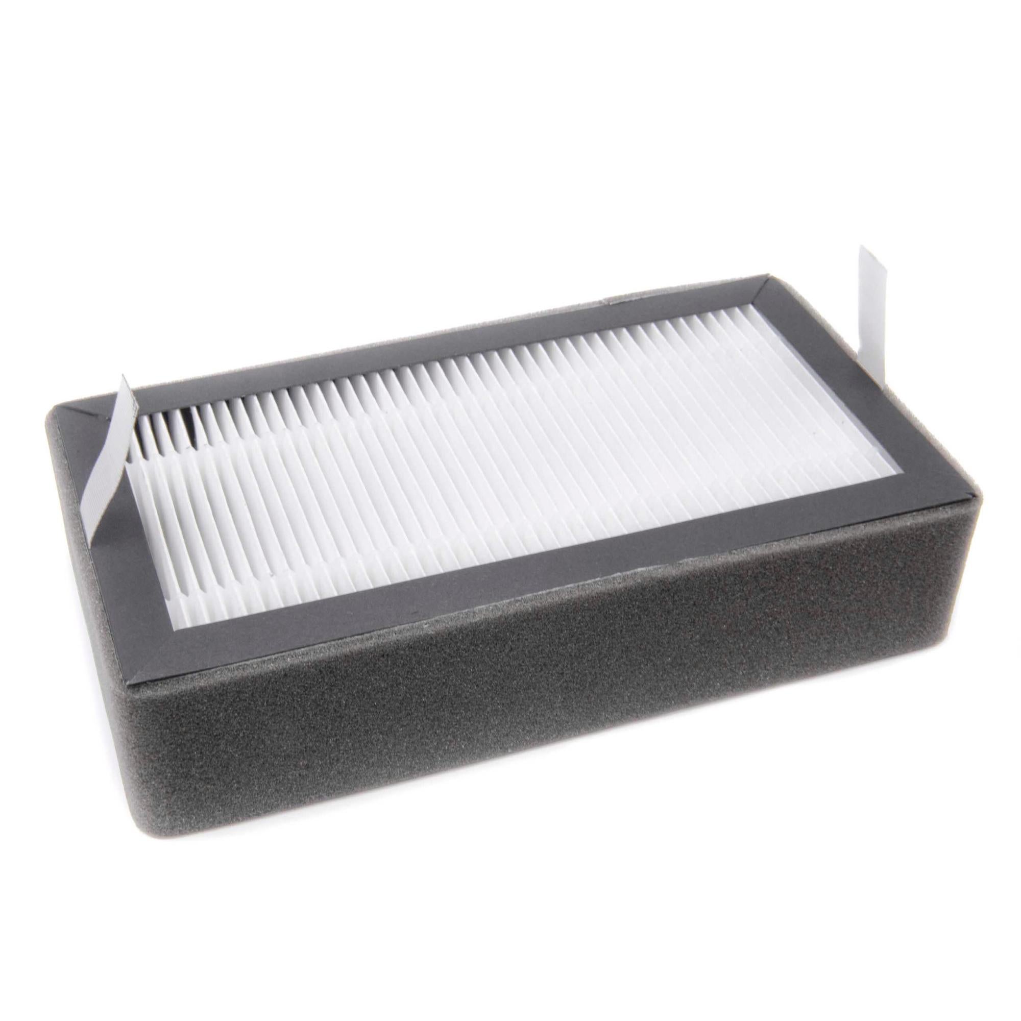 2 Filtri Aria Compatibili Klarstein Vita Pure 2G – Filtro Combinato HEPA + Carbone Attivo, 30,1x28,4 Cm