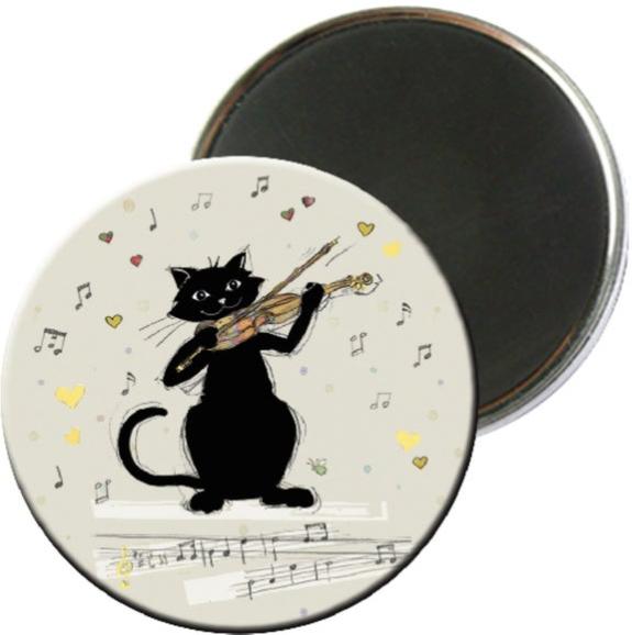 Magnet Rond Chat Musique Violon Leroy Merlin