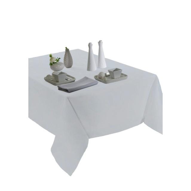 Nappe rectangulaire blanche 140x300cm, Linge de table