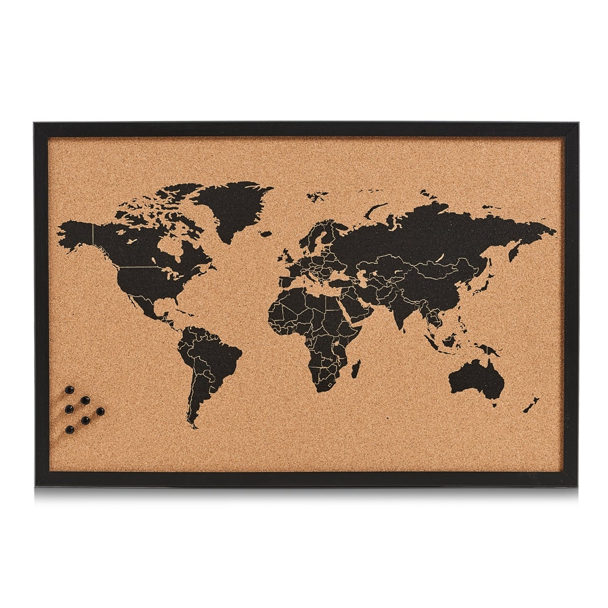 ▷ Tableaux en liège - Carte du Monde
