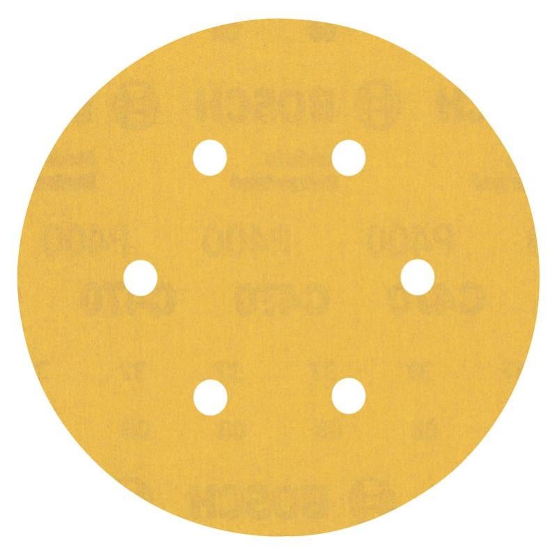 50 Disques Abrasifs Bosch C470 150 Mm Grain 400 - Pour Ponçage Bois, Peinture, Vernis