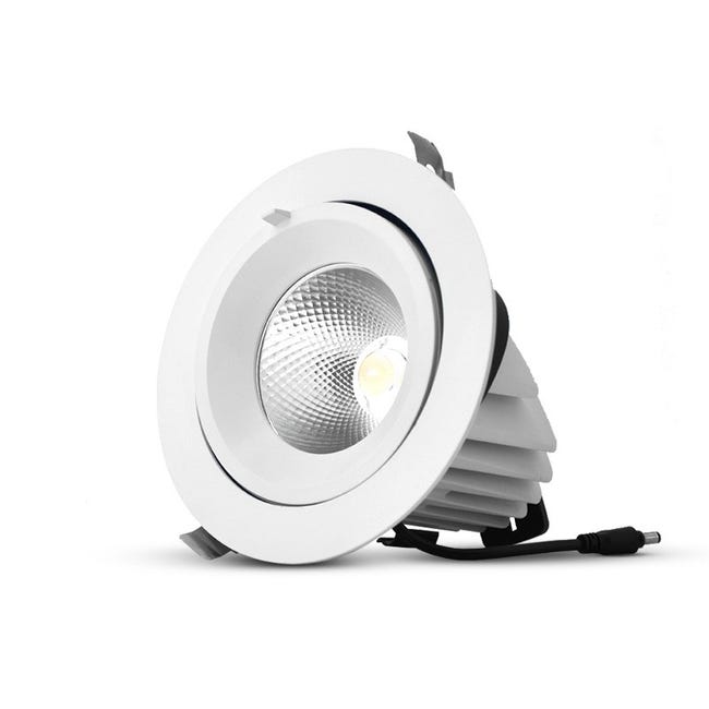 Extension Spot Lakao module LED, blanc chaud / blanc froid, noir INSPIRE