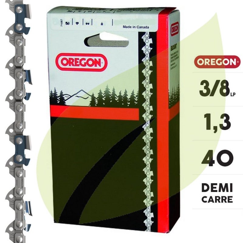 Chaîne de Tronçonneuse Oregon 91VXL040E VersaCut 3/8 1,3 mm 40 maillons