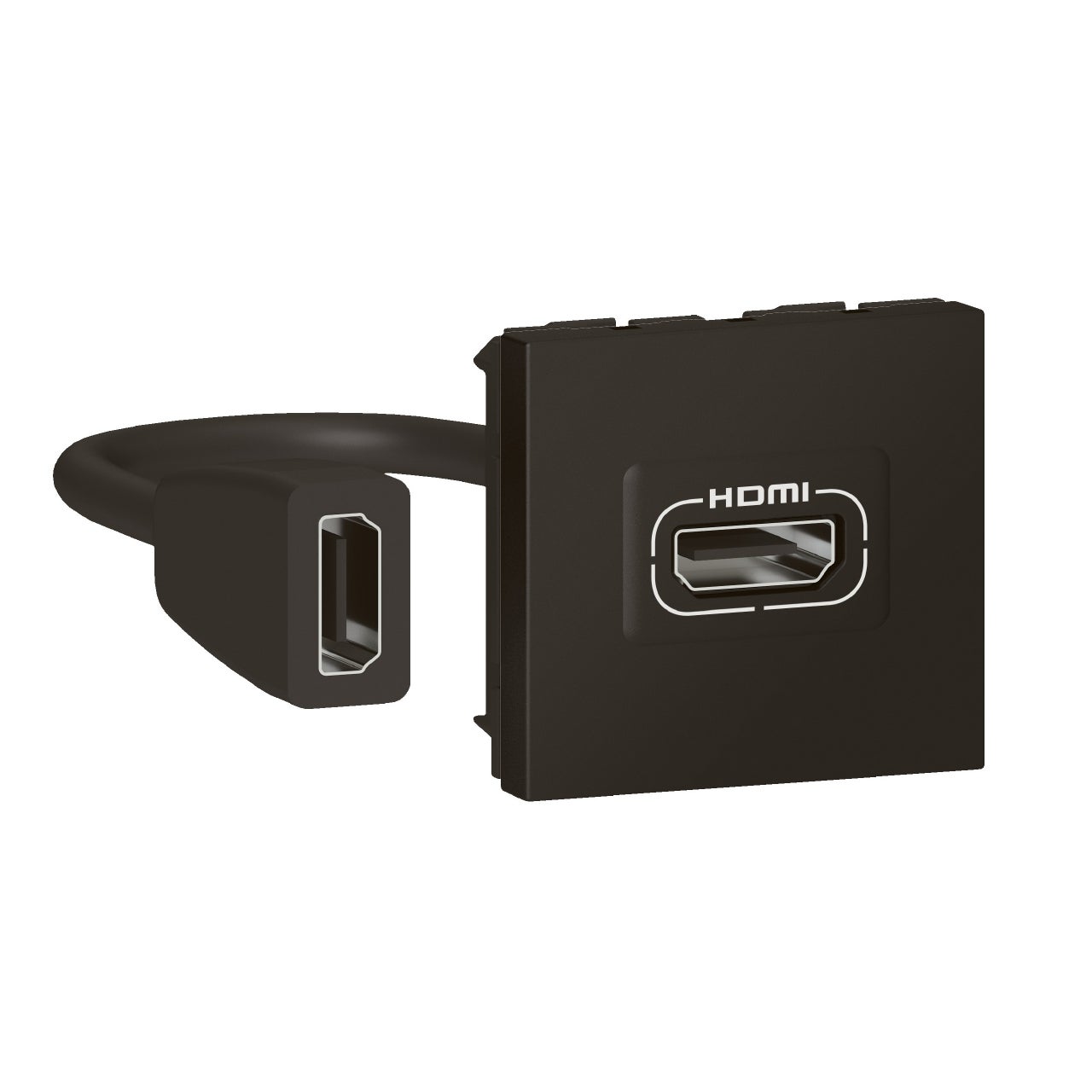Prise HDMI 2.0 pré-connectorisée Dooxie - Blanc - 600385 - Legrand