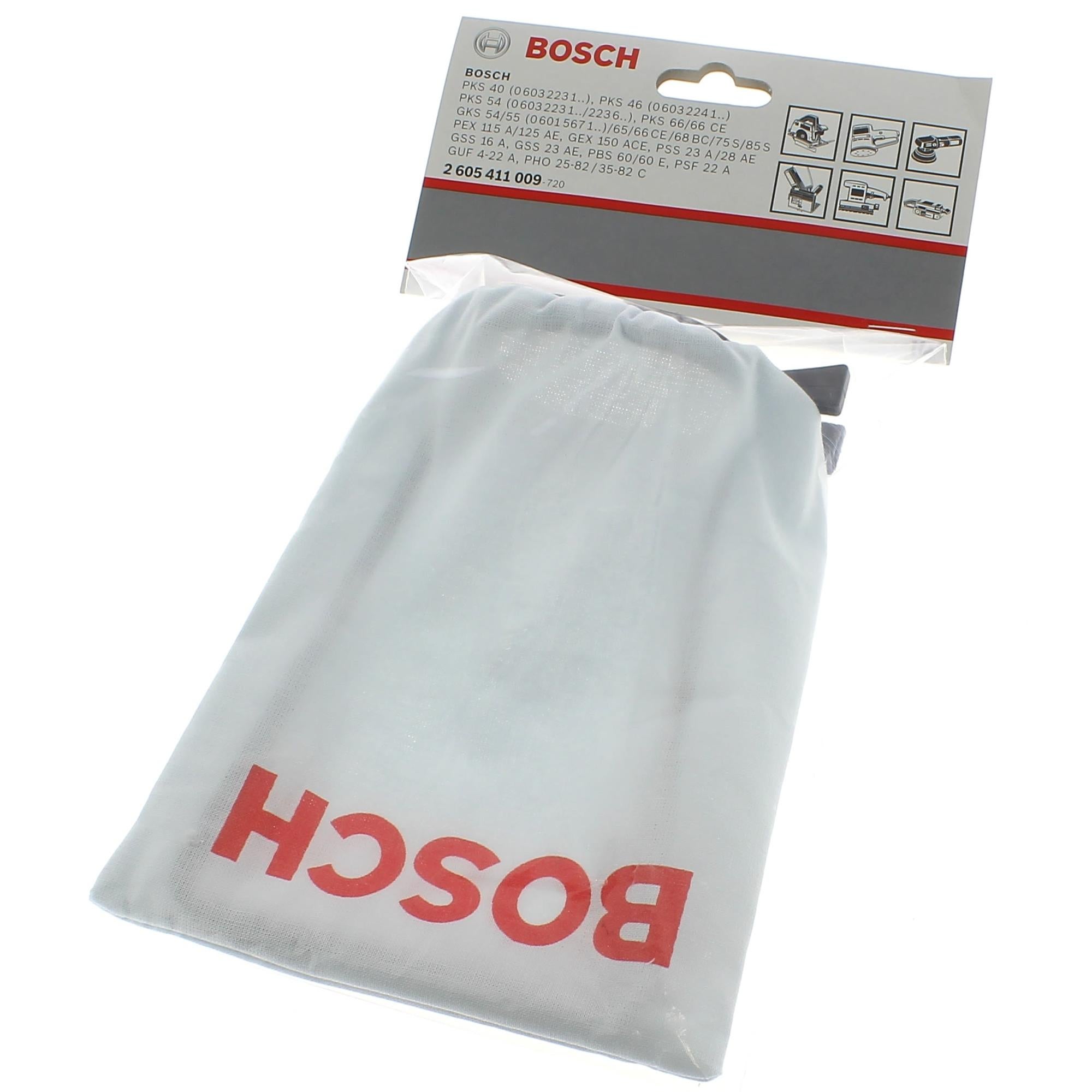 Sac à Poussière Pour Ponceuse à Bande 255 - Tissu Noir 225x150mm