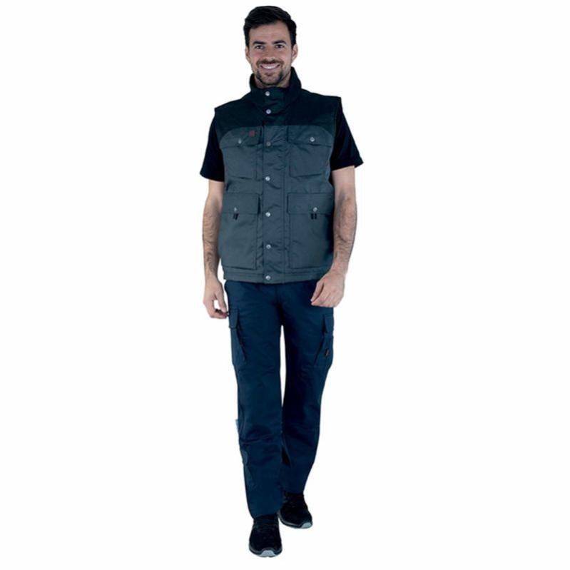 Sol’S Winner Bodywarmer Mixte Réversible Déperlant - Gilet Sans Manches Doublure Polaire